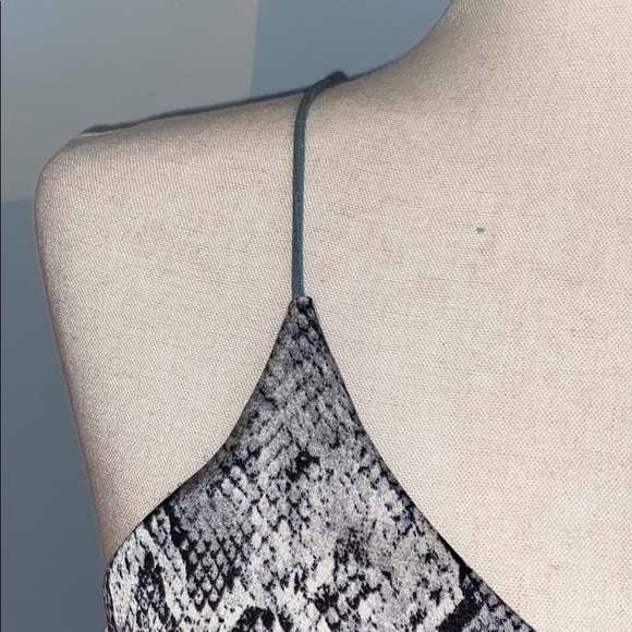 NWT Bishop + Young Tessa Snakeskin Racerback Camisole Tank Top - S - Picture 4 of 16